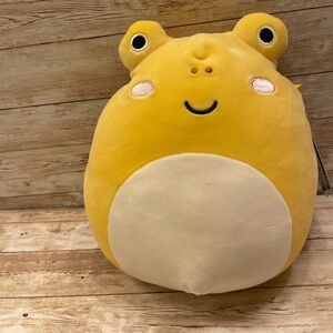 Squishmallow Kellytoy 2022 Leigh Yellow Toad 7” NWT